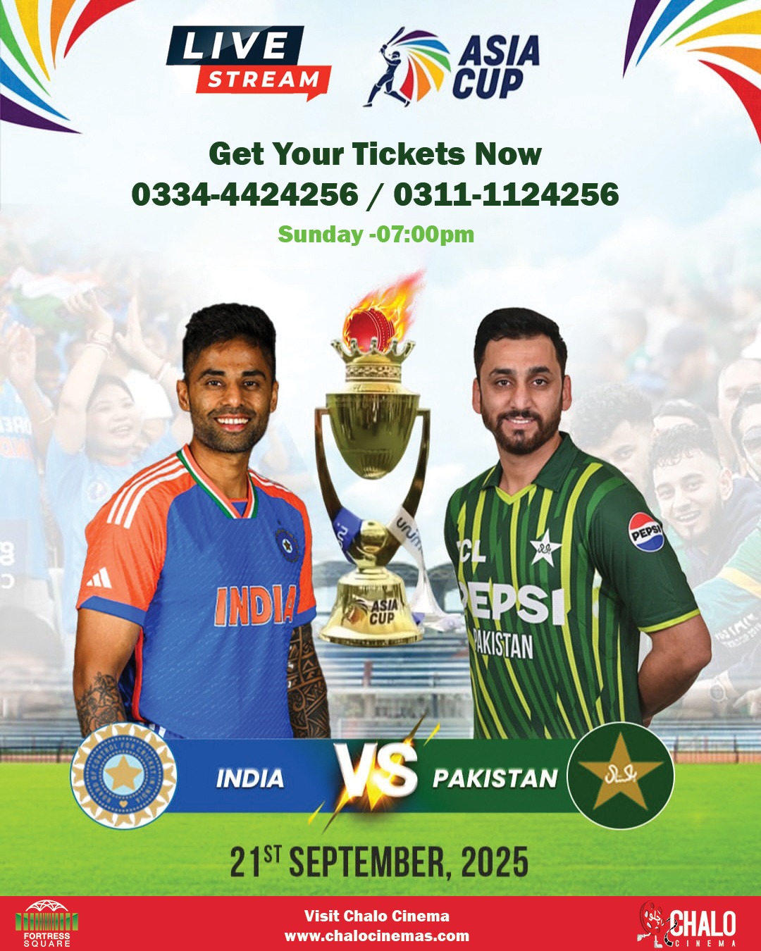 Pakistan Vs India Asia Cup
